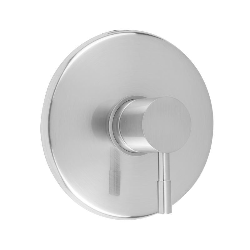 Round Plate With Contempo Round Lever Trim For Pressure Balance Cycling Valve (J-CSV) - Stellar Hardware and Bath 