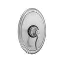 Oval Plate With Ribbon Lever Trim For Pressure Balance Cycling Valve (J-CSV) - Stellar Hardware and Bath 