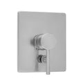 Rectangle Plate With Round Contempo Lever Trim For Pressure Balance Valve With Built-in Diverter (J-DIV-PBV) - Stellar Hardware and Bath 
