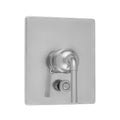 Rectangle Plate With Straight Lever Trim For Pressure Balance Valve With Built-in Diverter (J-DIV-PBV) - Stellar Hardware and Bath 