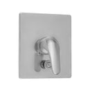 Rectangle Plate With Flat Lever Trim For Pressure Balance Valve With Built-in Diverter (J-DIV-PBV) - Stellar Hardware and Bath 