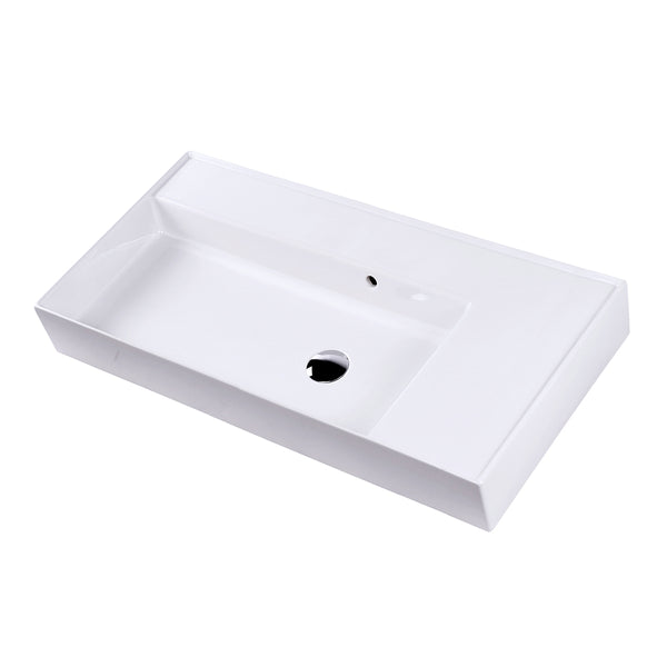 Lacava 5243R-00-001 AQUATRE White - Stellar Hardware and Bath 