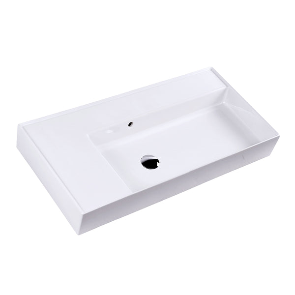 Lacava 5243R-02-001 AQUATRE White - Stellar Hardware and Bath 