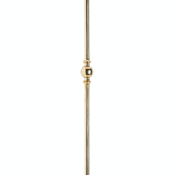 ROUND STAIR BALUSTER 9/16" WITH ONE 1 1/2" SPHERE BA8132 - 3/4" - Stellar Hardware and Bath 
