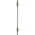 ROUND STAIR BALUSTER 9/16" WITH TWO 1 1/2" SPHERES BA7075 - 9/16" - Stellar Hardware and Bath 