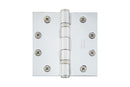 Emtek 96415  Square Corner Ball Bearing Heavy Duty Solid Brass Hinges 4 1/2'' x 4 1/2'' - Stellar Hardware and Bath 