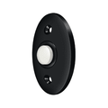 Deltana BBC20 Oblong Plastic Bell Button - 2 3/8'' x 1 5/8'' - Stellar Hardware and Bath 