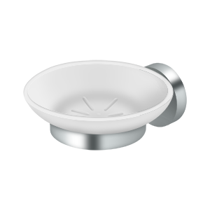 Deltana BBS2012 Frosted Glass Soap Dish BBS Series - Stellar Hardware and Bath 