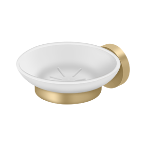 Deltana BBS2012 Frosted Glass Soap Dish BBS Series - Stellar Hardware and Bath 