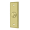 Deltana BBSR333 Bell Button, Rectangular Rope - Stellar Hardware and Bath 