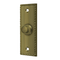 Deltana BBSR333 Bell Button, Rectangular Rope - Stellar Hardware and Bath 