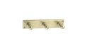 Emtek 2307 Sandcast Bronze 3 Hooks with Rectangular Plate - Stellar Hardware and Bath 