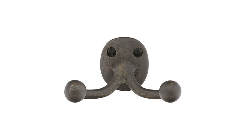 Emtek 2306 Sandcast Bronze Double Hook - Stellar Hardware and Bath 