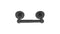 Emtek 2304 Sandcast Bronze Paper Holder - Spring Rod Style - Stellar Hardware and Bath 