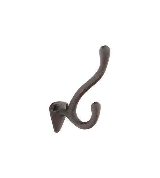 Emtek 86106 Sandcast Bronze Robe Hook - Stellar Hardware and Bath 