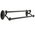 Emtek 27082 Tuscany Bronze Double Towel Bar 24" - Stellar Hardware and Bath 