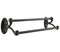 Emtek 27081 Tuscany Bronze Double Towel Bar 18" - Stellar Hardware and Bath 