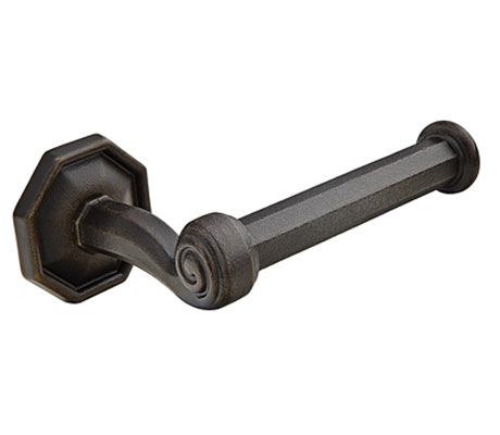 Emtek 2705RH Tuscany Bronze Paper Holder - Bar Style Right Hand - Stellar Hardware and Bath 