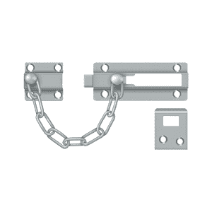 Deltana CDG35 Doorbolt Chain Door Guard - Stellar Hardware and Bath 
