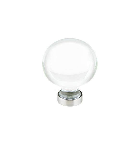 Emtek 86394 Bristol Crystal Cabinet Knob 1'' - Stellar Hardware and Bath 