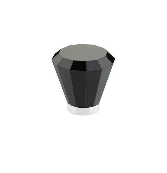 Emtek 86398 Brookmont Crystal Cabinet Knob 1 5/8'' - Stellar Hardware and Bath 