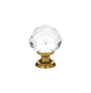 Emtek 86012 Diamond Crystal Cabinet Knob 1 1/4'' - Stellar Hardware and Bath 