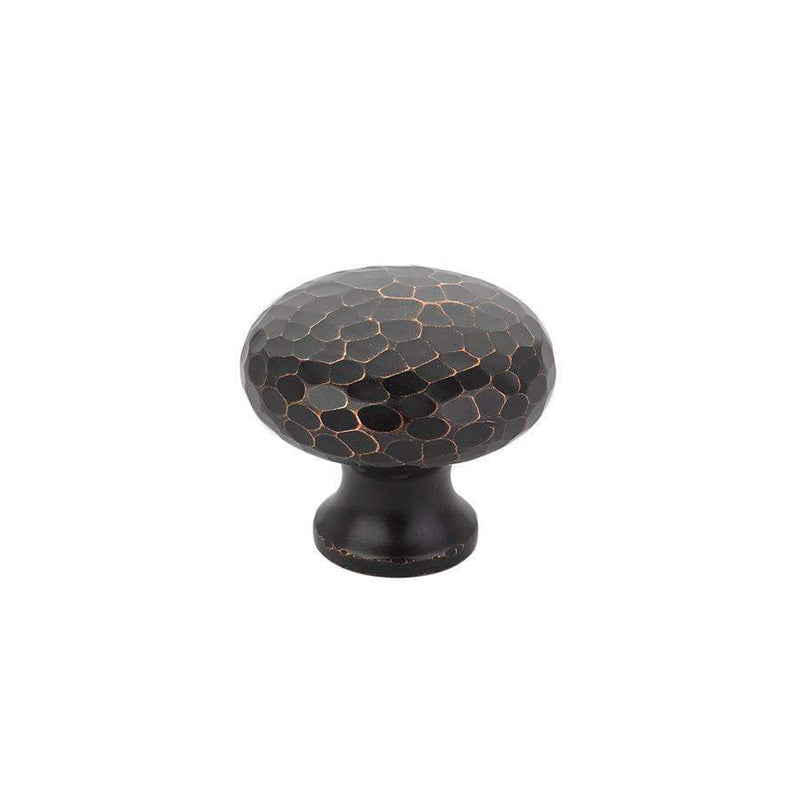 Emtek 86213 Round Dimpled Cabinet Knobs 1 3/4'' - Stellar Hardware and Bath 