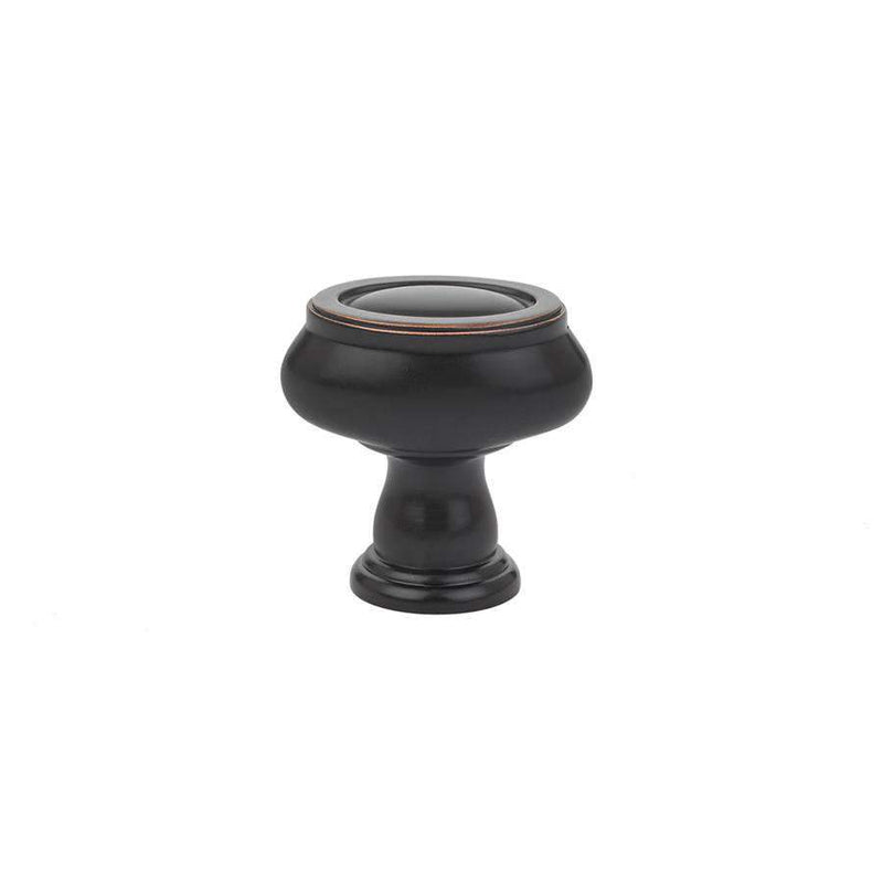 Emtek 86304 Geometric Oval Cabinet Knobs 1 1/4'' - Stellar Hardware and Bath 