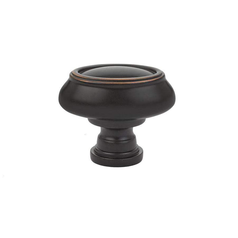 Emtek 86306 Geometric Oval Cabinet Knobs 1 3/4'' - Stellar Hardware and Bath 