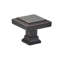 Emtek 86296 Geometric Square Cabinet Knobs 1 5/8'' - Stellar Hardware and Bath 