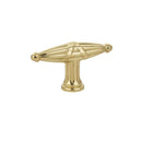Emtek 86280 Ribbon & Reed Finger Cabinet Knobs 3'' - Stellar Hardware and Bath 
