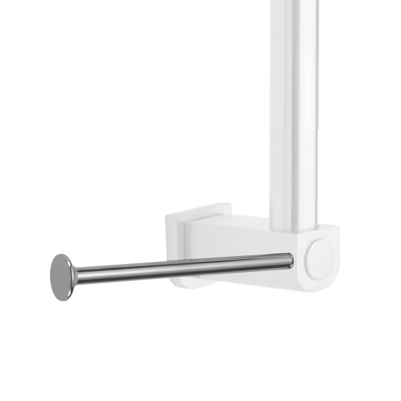Vertical Left Contemporary Grab Bar Toilet Paper or Wash Cloth Holder - Stellar Hardware and Bath 