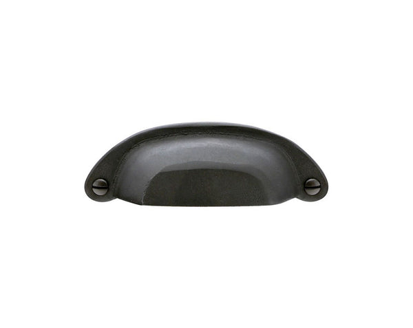 Emtek 86327 Sandcast Bronze Ranch Bin Pull 4" - Stellar Hardware and Bath 