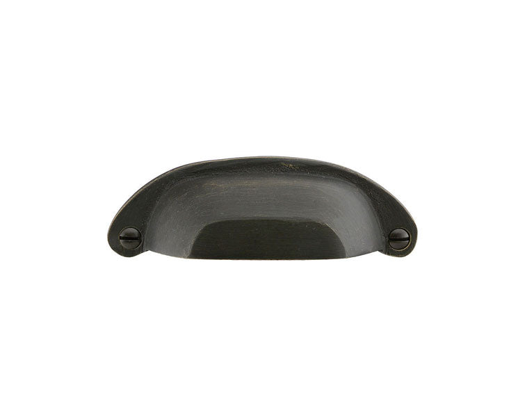 Emtek 86327 Sandcast Bronze Ranch Bin Pull 4" - Stellar Hardware and Bath 