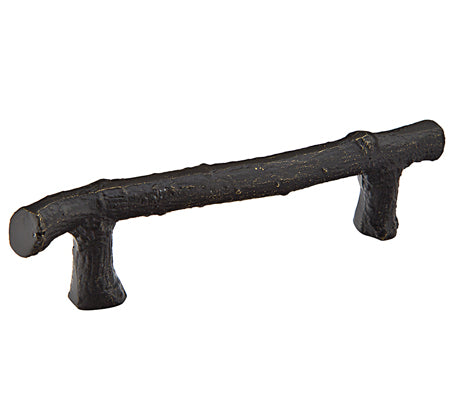 Emtek 86252  Sandcast Bronze Twig Pull 6" - Stellar Hardware and Bath 