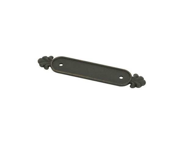 Emtek 86237 Tuscany Bronze Back Plate for Pull 4" - Stellar Hardware and Bath 