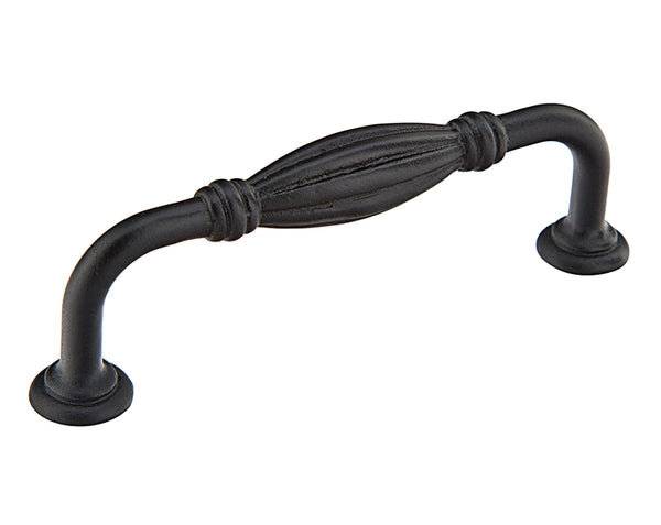 Emtek 86221 Tuscany Bronze Fluted Fixed Pull 6" - Stellar Hardware and Bath 