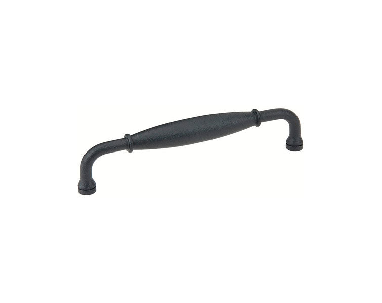 Emtek 76046 Wrought Steel Normandy Fixed Pull 6" - Stellar Hardware and Bath 