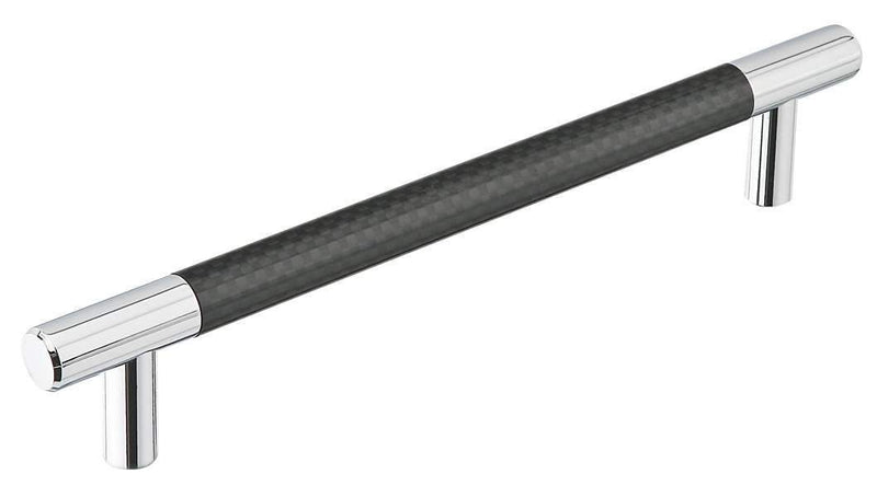 Emtek 86381 Carbon Fiber Cabinet Bar Pull 8'' - Stellar Hardware and Bath 