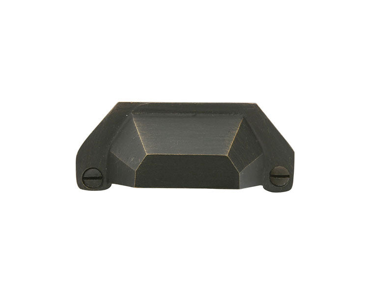 Emtek 86050 Sandcast Bronze Bin Pull 4" - Stellar Hardware and Bath 