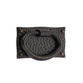 Emtek 86041 Hammered Oval Cabinet Pull 3"W x 1-3/4"H - Stellar Hardware and Bath 