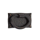 Emtek 86041 Hammered Oval Cabinet Pull 3"W x 1-3/4"H - Stellar Hardware and Bath 