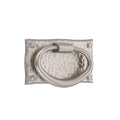 Emtek 86041 Hammered Oval Cabinet Pull 3"W x 1-3/4"H - Stellar Hardware and Bath 