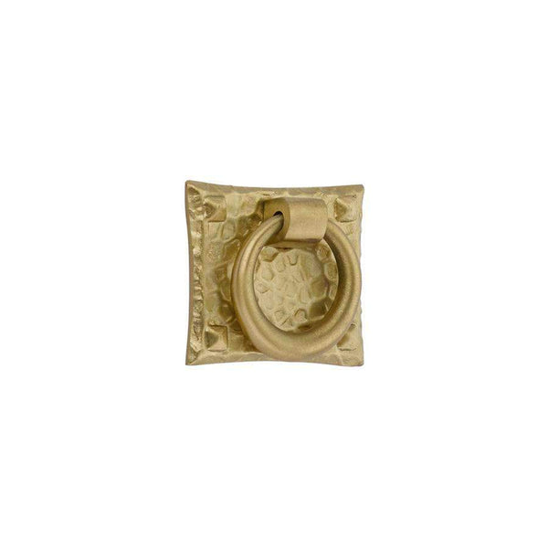 Emtek 86040 Hammered Ring Cabinet Pull 1-3/4"W x 1-1/2"H - Stellar Hardware and Bath 