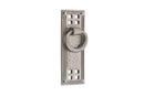 Emtek 86042 Hammered Vertical Ring Cabinet Pull 1-1/4"W x 3-1/2"H - Stellar Hardware and Bath 