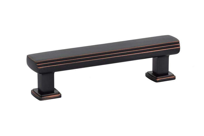 Emtek 86422 Art Deco Cabinet Pulls 3 1/2'' - Stellar Hardware and Bath 