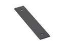 Emtek 86435 Art Deco Rectangular Backplate for Pull" - Stellar Hardware and Bath 