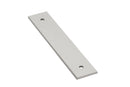 Emtek 86435 Art Deco Rectangular Backplate for Pull" - Stellar Hardware and Bath 