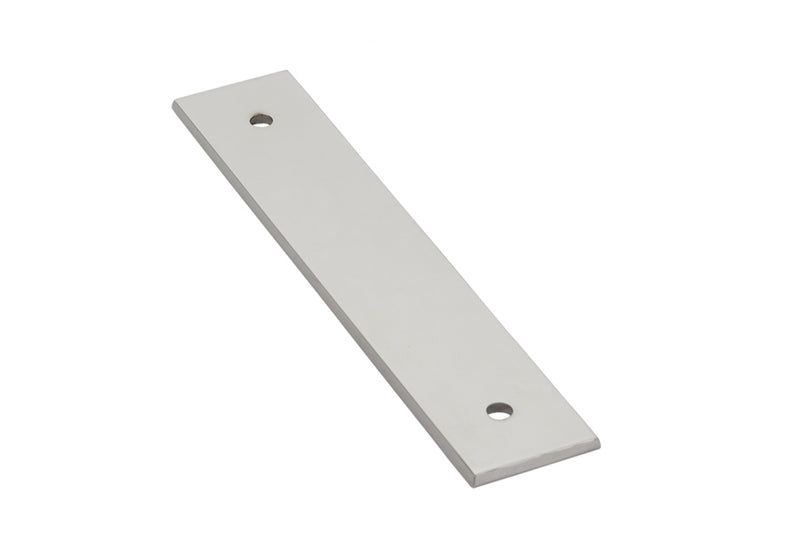 Emtek 86435 Art Deco Rectangular Backplate for Pull" - Stellar Hardware and Bath 