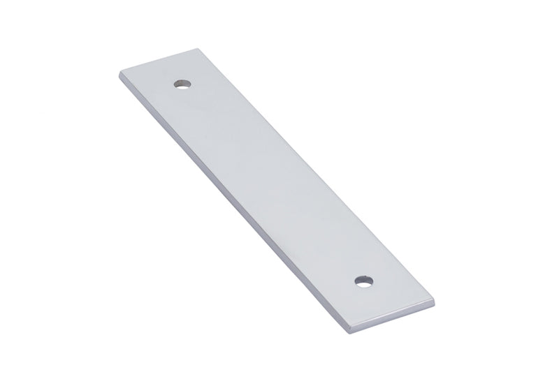 Emtek 86435 Art Deco Rectangular Backplate for Pull" - Stellar Hardware and Bath 